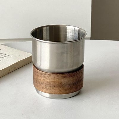 Stackable 304 Stainless Steel Double Walled Insulated Tumbler with Lid 290ml Capacity