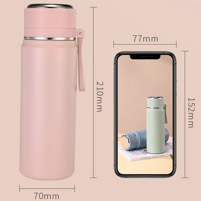 Vacuum 500ml 600ml Double Wall Stainless Steel Sports Drink Water Bottle with Lid
