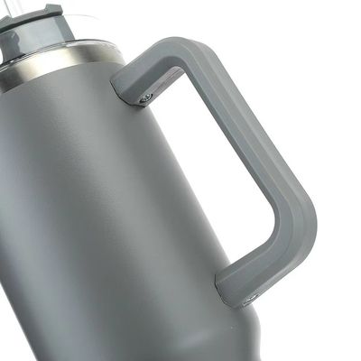 40oz Sublimation Travel Coffee Mug With Handle Powder Coated Stainless Steel Tumbler