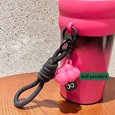 710ML Stainless Steel Coffee Tumbler Leakproof Camping Thermal Mug with Straw and Customized Logo