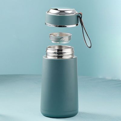 Back to School Customized Color 350ml Stainless Steel Vacuum Cup with Portable Rope