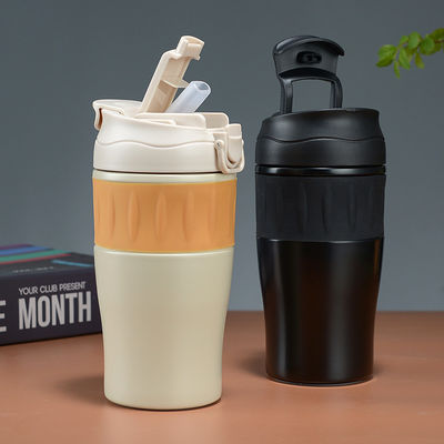 Portable Stainless Steel Coffee Mugs WITH LID 500ML Leak Proof Travel Mug Insulated