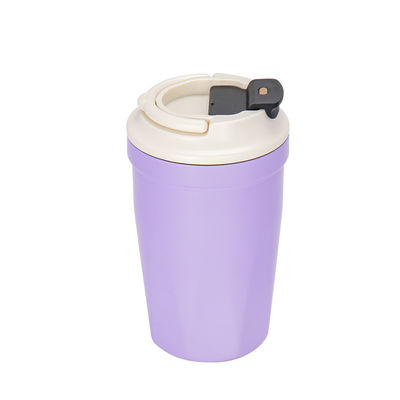 Portable 420ml Stainless Steel Cup Insulated Custom Coffee Mug with Lid Samples Offered