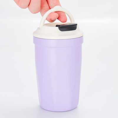 Portable 420ml Stainless Steel Cup Insulated Custom Coffee Mug with Lid Samples Offered