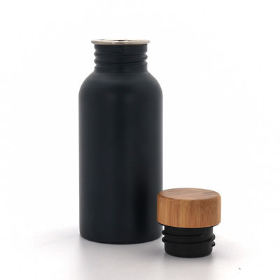 Customized Color Stainless Steel Water Bottle With Bamboo Lid Vacuum Flask Thermoses