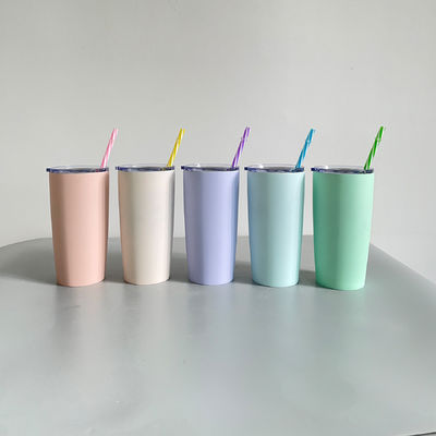 Bulk Stainless Steel Double Wall Insulated Coffee Mug With Lid Drink Tumblers 10oz 20oz