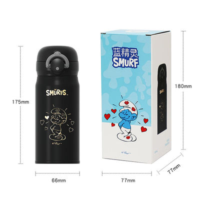 Stainless Steel Kawaii Sport Bike Water Bottle Insulated and Environmentally Friendly
