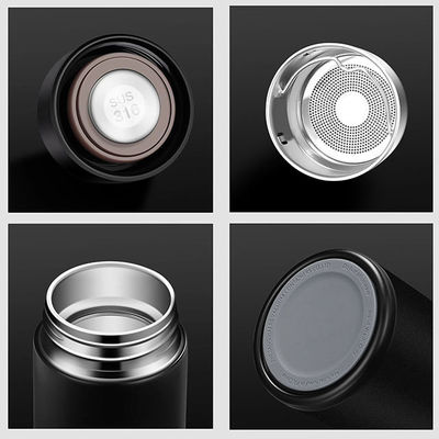 Contemporary Design Style Insulated Stainless Steel Water Filter Bottle for Drinkware