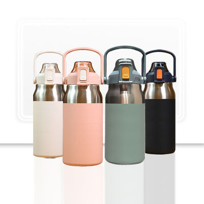 Custom Logo 2023 Double Wall Vacuum Stainless Steel Water Bottle for Outdoor Travel