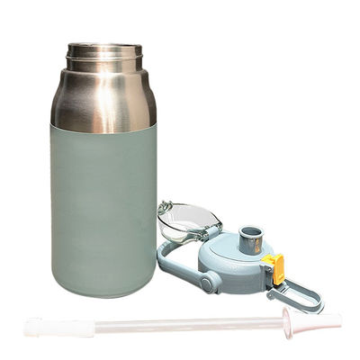 Custom Logo 2023 Double Wall Vacuum Stainless Steel Water Bottle for Outdoor Travel