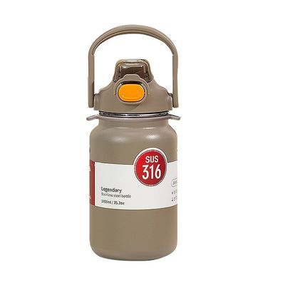 All Applicable People 500ml Sport Double Wall Vacuum Flask with Straw Kids Tumbler Mug