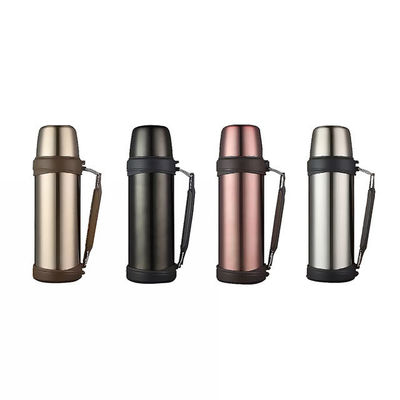 Large Capacity Insulated Stainless Steel Water Bottle for Sports and Travel in Golden