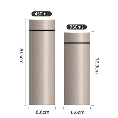 350ml Capacity Straight Cup Stainless Steel Vacuum Water Bottle for Hot Drinks in Car