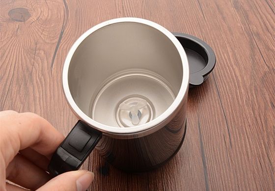 Office and Home Stainless Steel Electric Auto Self Stirring Mug for Coffee Lovers