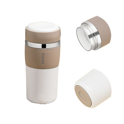 Sport Steel Vacuum Insulated Water Bottle WITH LID and PP for Winter Thermo Cup Drink