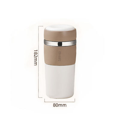 Sport Steel Vacuum Insulated Water Bottle WITH LID and PP for Winter Thermo Cup Drink