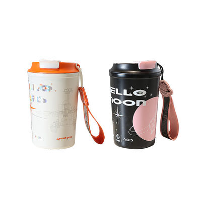 Insulated Stainless Steel Travel Coffee Mug Tumbler Cup Reusable Leakproof 380ml 510ml