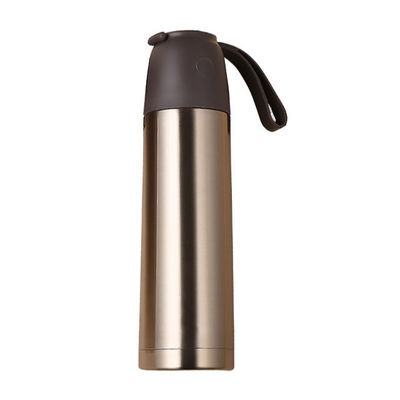 Adults Sport Stainless Steel Double Wall Vaccum Flask Water Bottle with Lid Cup