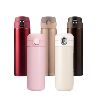 500ml Stainless Steel Bouncing Vacuum Water Bottle with Solid Color and Sample Provided