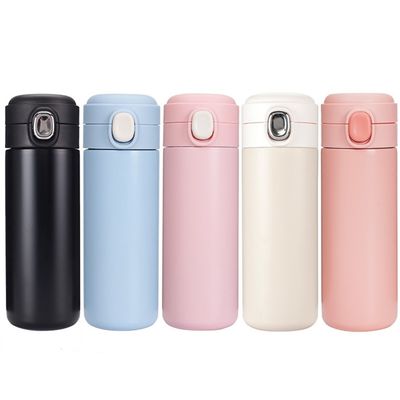 500ml Stainless Steel Bouncing Vacuum Water Bottle with Solid Color and Sample Provided