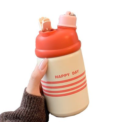 Stainless Steel Insulated Thermos Cup 500ml High Appearance Vaccum Coffee Tumbler with Lid