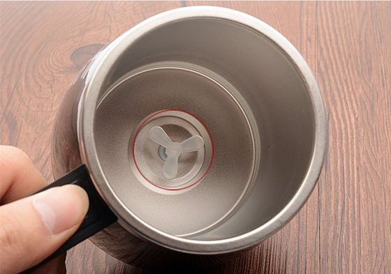 304 Stainless Steel Coffee Milk Mixing Cup with Magnetic Mug and Self Stirring Function