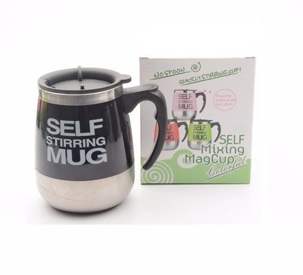 304 Stainless Steel Coffee Milk Mixing Cup with Magnetic Mug and Self Stirring Function