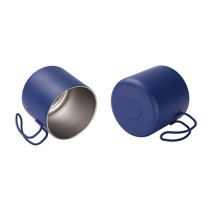 Colored Handle Stainless Steel Travel Coffee Mugs Thermal Insulation Performance None