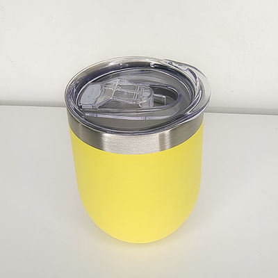 Double Walled Stainless Steel Mug Egg Shape Tumbler With Lid for 240ml/350ml Capacity