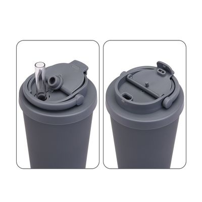 2023 Portable Handle Stainless Steel Water Bottle with Straw and Double-Layer Insulation