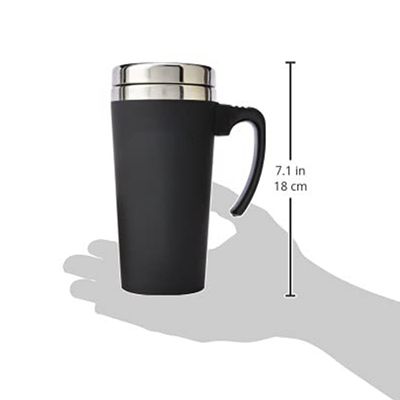 16oz Insulated Thermos Desk Stainless Steel Coffee Mug With Handle Modern Matierial
