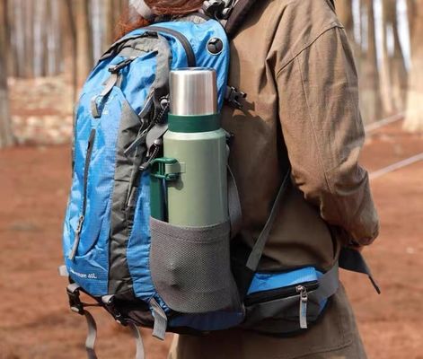 Double Wall Stainless Steel Insulated Hot Water Kettle for Outdoor Travel and Camping