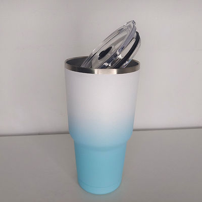 Stainless Steel Skinny Tumbler 30 Oz Keep Drink Hot Cold 12-24hrs Function for Travel