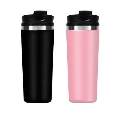 Custom Colorful Steel Tumbler Coffee Cup Logo Travel Mugs Keep Drink Hot Cold 12-24hrs