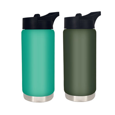 Straight Cup 550ml Insulated Wide Mouth Flask With Lid Water Bottle for All People