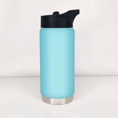 Straight Cup 550ml Insulated Wide Mouth Flask With Lid Water Bottle for All People