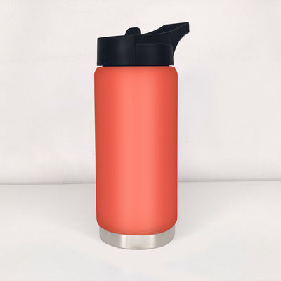 Straight Cup 550ml Insulated Wide Mouth Flask With Lid Water Bottle for All People