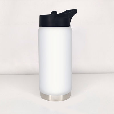 Straight Cup 550ml Insulated Wide Mouth Flask With Lid Water Bottle for All People