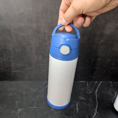 12oz Sublimation Kids Tumblers Water Bottle For Children With Stainless Steel Inside