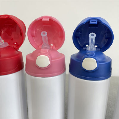 12oz Sublimation Blank White Kids Bottle Stainless Steel Double Wall Vacuum Kids Water Bottle