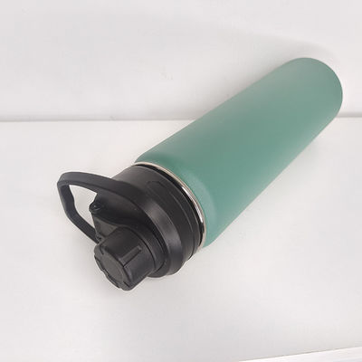 304 Stainless Steel Straight Cup Water Bottle with Picture Straight Drink Lid 650ml