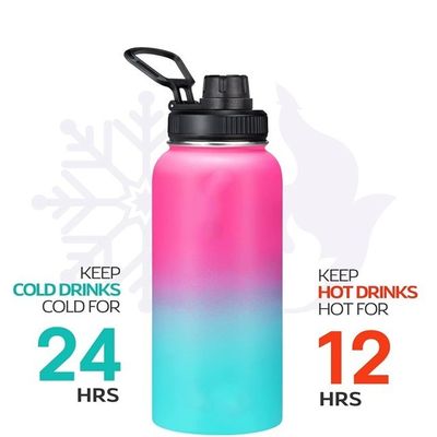 Sale 22oz Stainless Steel Water Bottle Large Capacity Vacuum Tumbler for Kids and Adults