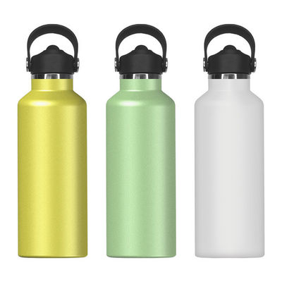 Portable 650ml Stainless Steel Insulated Water Bottle for Sports Country Design Style