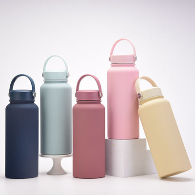 Vacuum Insulated Flask with Custom Logo 2023 Candy Color Stainless Steel Sports Kettle