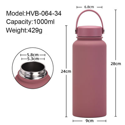 Vacuum Insulated Flask with Custom Logo 2023 Candy Color Stainless Steel Sports Kettle