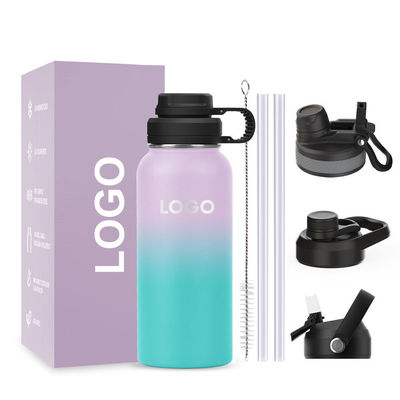 Outdoor Travel Occasion Camping 32 Oz Stainless Steel Water Bottle with Insulation