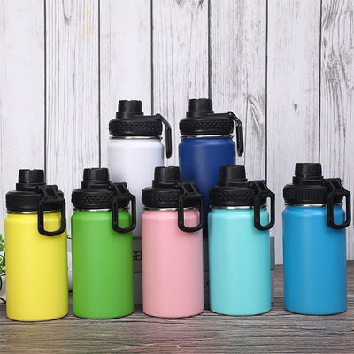 Double Walled Custom Water Flask for Party Travel Stainless Steel and Handgrip Included
