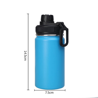 Double Walled Custom Water Flask for Party Travel Stainless Steel and Handgrip Included