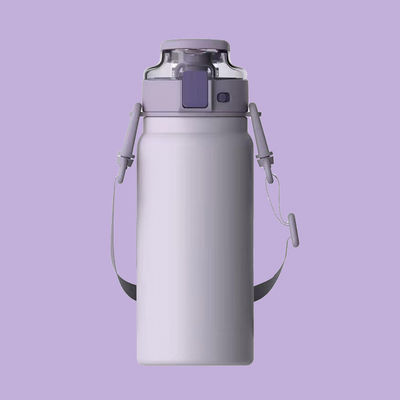 Stainless Steel Thermal Wide Mouth Double Insulated Water Bottle with Handle 342.2g