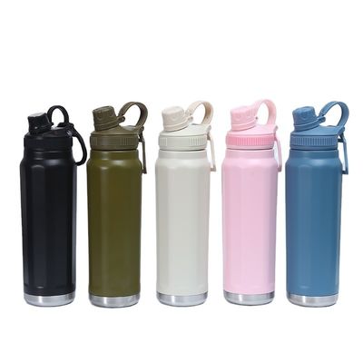 Stainless Steel Vacuum Thermal Flask Oem Vacuum Powder Coated Water Bottle for Sports
